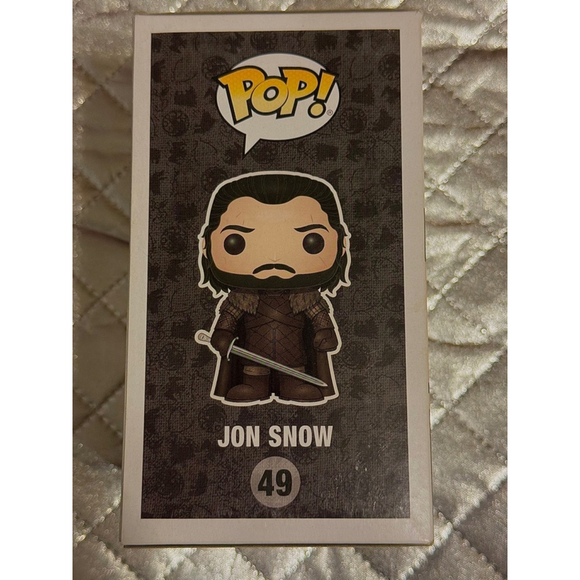POP! Game of Thrones #49 Character Jon Snow Reselling for approx $120 - Picture 2 of 2